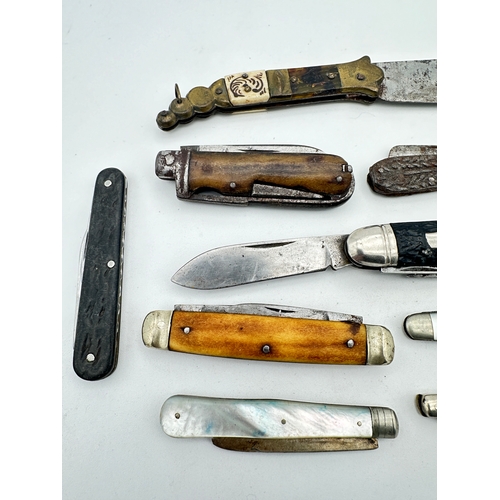 508 - Group of 10 Vintage Pen Knives