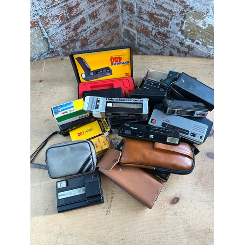 740 - Collection of 110 Compact Film Cameras and Kodak Disc Cameras