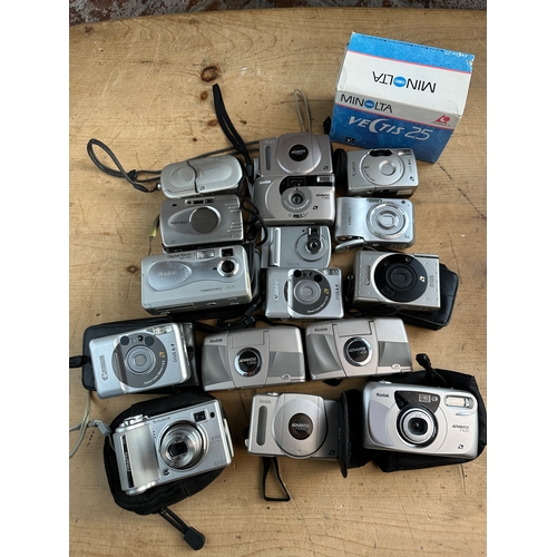 743 - Collection of 'Advanced Photo System' Compact Film Cameras and Digital Cameras