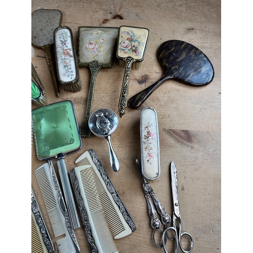 473 - Group of Vintage Dressing Table Items