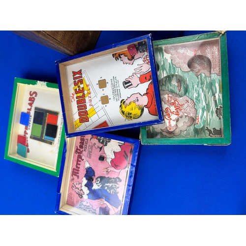 301 - Vintage Journet Puzzles & Card Games