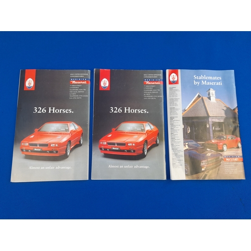 232 - Vanden Plas 3 Litre Princess Operational Handbook and 7 Trident Maserati Club Issues from 1993 to 19... 