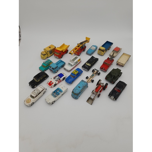 278 - Box of Playworn 1960s Corgi Toys Diecast Cars and Vehicles