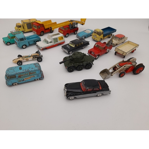 278 - Box of Playworn 1960s Corgi Toys Diecast Cars and Vehicles