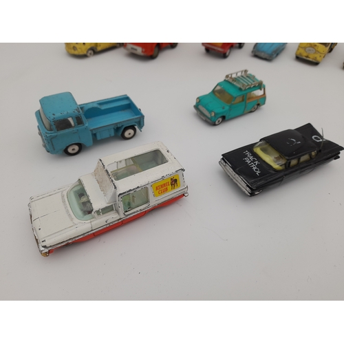 278 - Box of Playworn 1960s Corgi Toys Diecast Cars and Vehicles