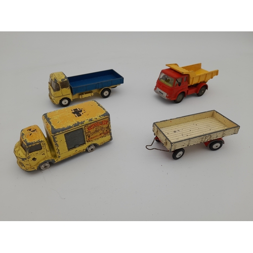 278 - Box of Playworn 1960s Corgi Toys Diecast Cars and Vehicles