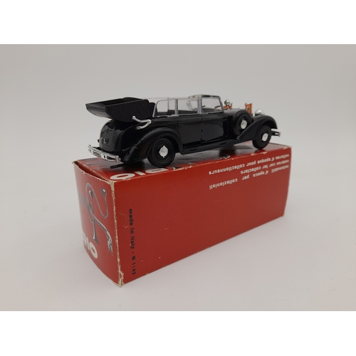 280 - Two Boxed Rio Cars including Hitler Mercedes and Deusenberg and Boxed Rami Taxi De La Marne