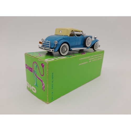 280 - Two Boxed Rio Cars including Hitler Mercedes and Deusenberg and Boxed Rami Taxi De La Marne