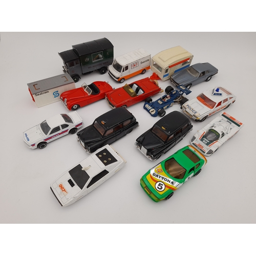 281 - Group of Unboxed Corgi Toys Diecast Cars and Vehicles including James Bond Lotus Esprit