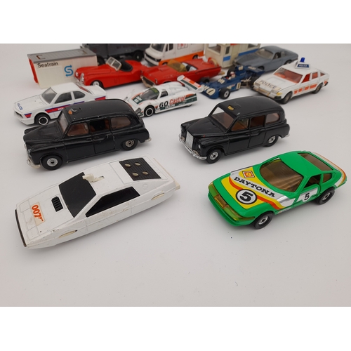 281 - Group of Unboxed Corgi Toys Diecast Cars and Vehicles including James Bond Lotus Esprit