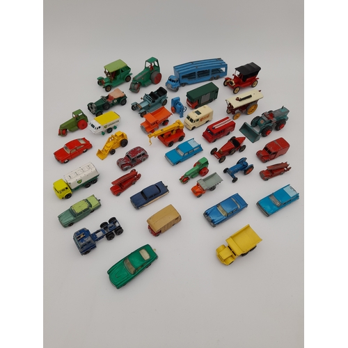 282 - Box of Matchbox Regular Wheels Diecast Cars and Vehicles