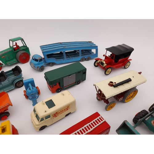 282 - Box of Matchbox Regular Wheels Diecast Cars and Vehicles