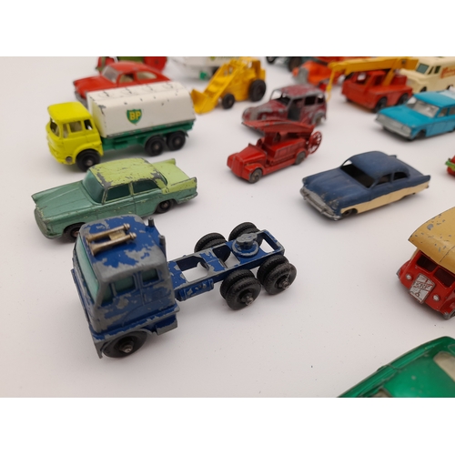 282 - Box of Matchbox Regular Wheels Diecast Cars and Vehicles