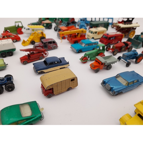 282 - Box of Matchbox Regular Wheels Diecast Cars and Vehicles