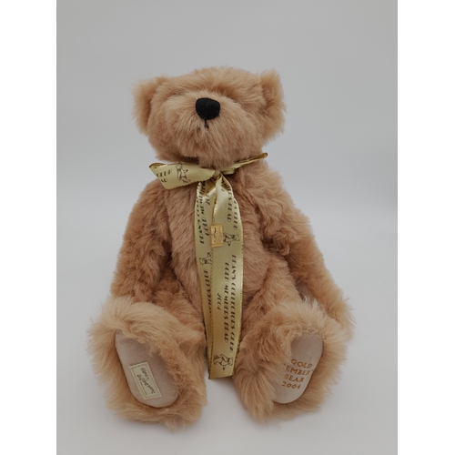 286 - Limited Edition Dean's Rag Book 2004 Gold Member Bear - number 15