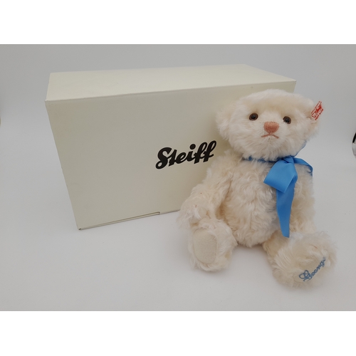 287 - Boxed Limited Edition Steiff George The Royal Baby Bear - number 2123