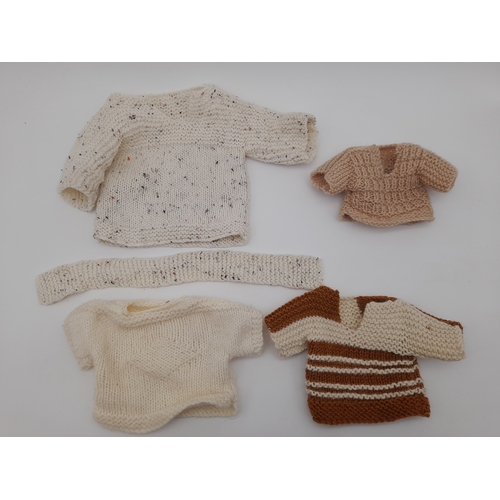 297 - Group of Hand Knitted Teddy Bear Jumpers