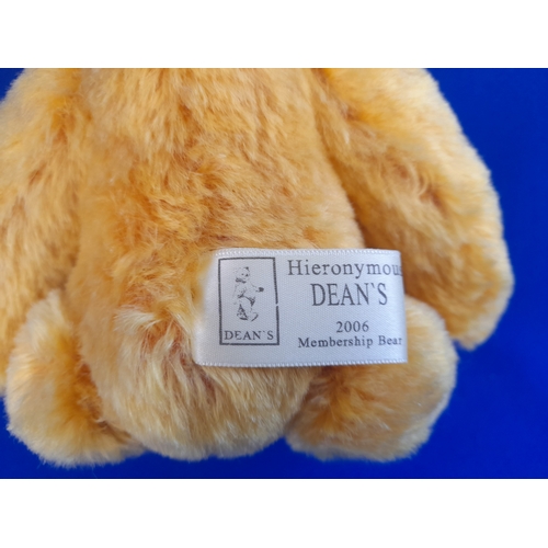 300 - Dean's Rag Book Limited Edition 2006 Membership Bear 'Hieronymous' - number 1477