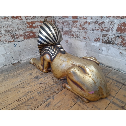 478 - Large Lightweight Egyptian Style Sphinx - 74cm long