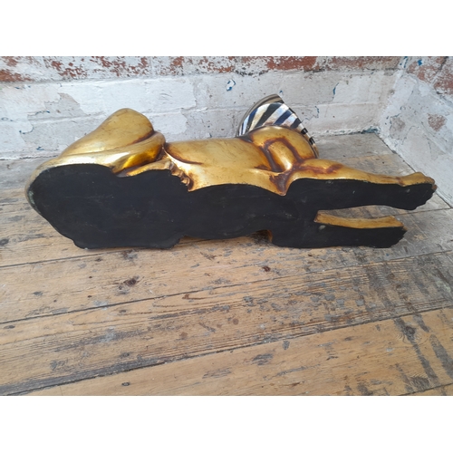 478 - Large Lightweight Egyptian Style Sphinx - 74cm long