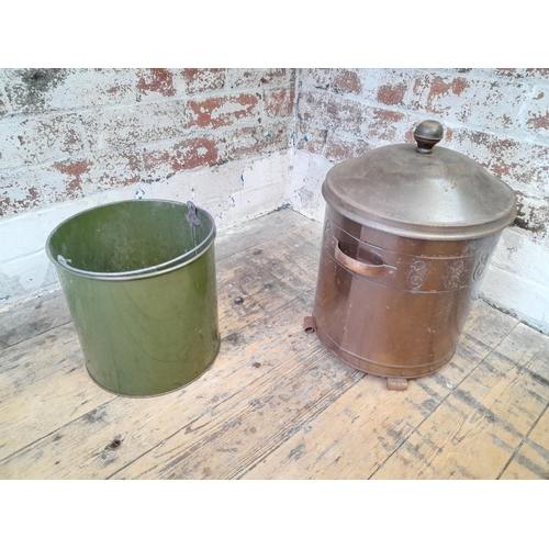 480 - Two Vintage Coal Bins