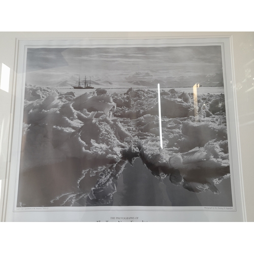 782 - 'The Terra Nova Expedition' Mounted and Framed Print of a Photograph from Scott's Last Expedition to... 