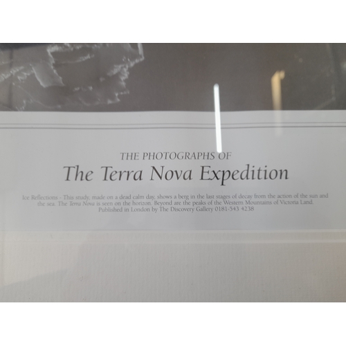 782 - 'The Terra Nova Expedition' Mounted and Framed Print of a Photograph from Scott's Last Expedition to... 