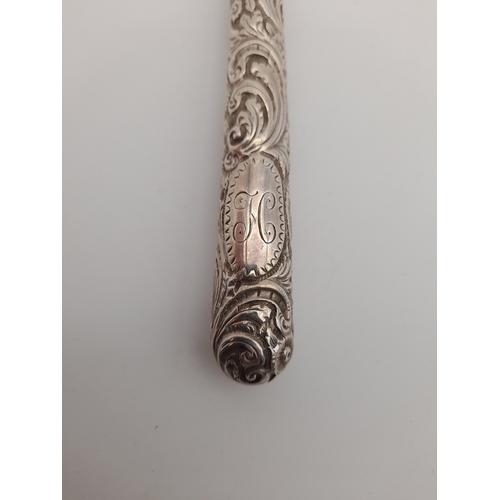 8 - Birmingham 1887 Sterling Silver Toasting Fork - George Unite & Sons...