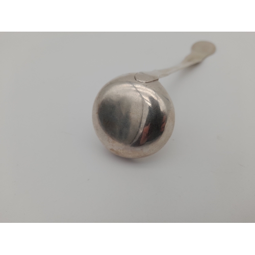 12 - Edinburgh 1861 Sterling Silver Ladle - Mackay & Chisholm, 37.4g...