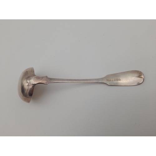 14 - Edinburgh 1831 Georgian Sterling Silver Ladle - Thomas A Finlayson, 31.8g...