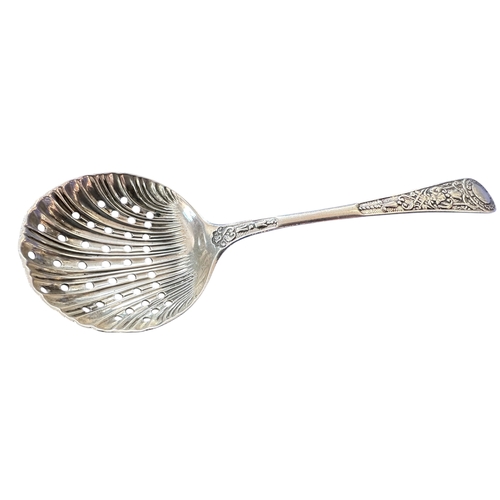 19 - Hallmarked Silver Sifter Spoon by William Gallimore & Sons, Sheffield 1895, 15.9g