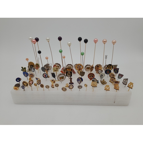 460 - Collection of Hat Pins and Stick Pins