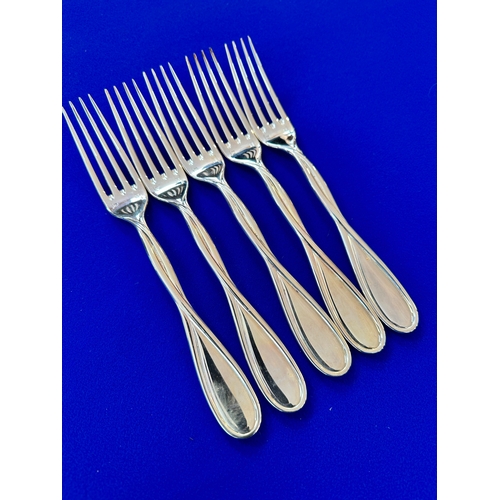 465 - Christofle Galea Dinner Fork x5