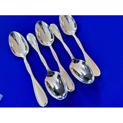 471 - Christofle Galea Dessert Spoon x 5