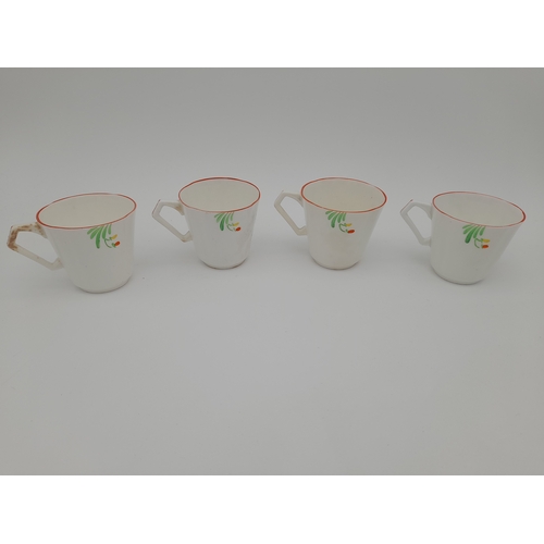 690 - Wellington China Longton Art Deco Coffee Set