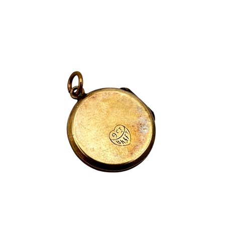 3 - 9ct Gold Front & Back Locket...