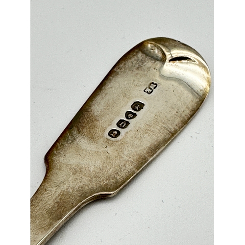 35 - George III Hallmarked Silver Fish Slice, London 1828 by William Eaton - 179.8g...