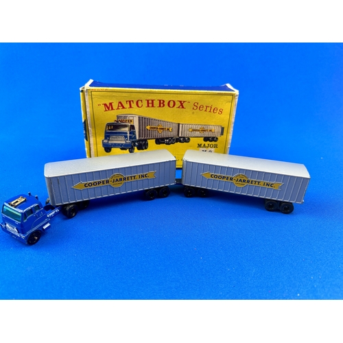 322 - Matchbox M-9 Double Freighter Boxed Diecast Model Boxed