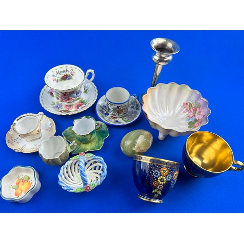 451 - Group of Collectables including Royal Albert & Crown Devon