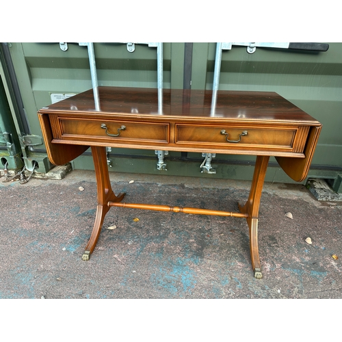 1007 - Extending Drop Leaf Console Table with Drawers