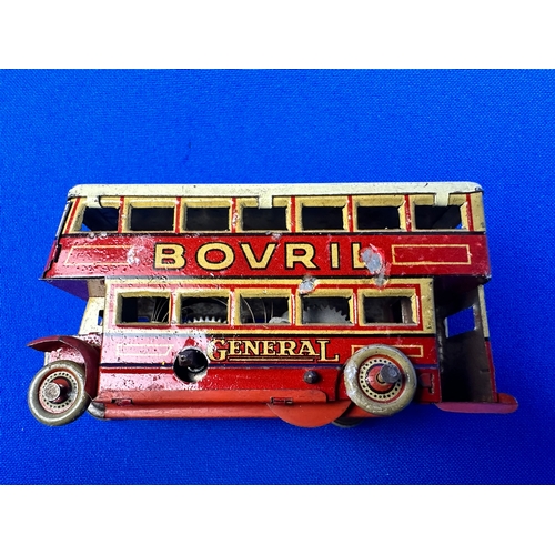 317 - Bovril Tinplate Clockwork Bus