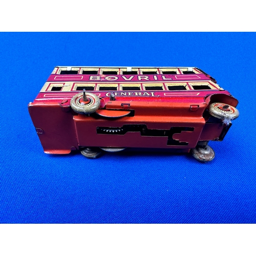 317 - Bovril Tinplate Clockwork Bus