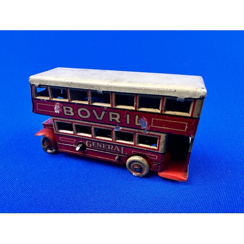 317 - Bovril Tinplate Clockwork Bus