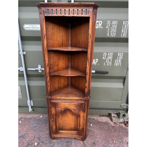 950 - Bevan & Funnel Reprodux Corner Cabinet with 2 Keys