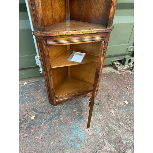 950 - Bevan & Funnel Reprodux Corner Cabinet with 2 Keys