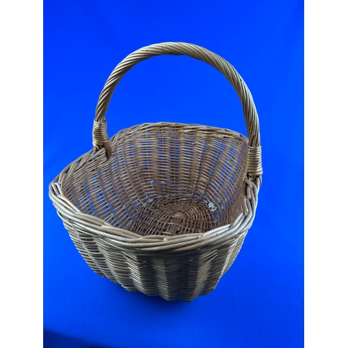 392 - Wicker Hand Basket