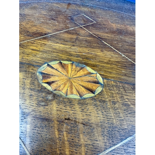 407 - Edwardian Inlaid Butlers Tray