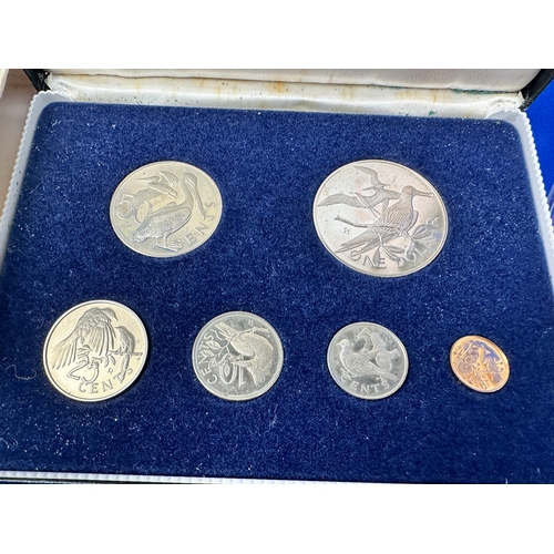 217 - The 1974 Coinage of The British Virgin Islands Proof Set with Sterling Silver One Dollar Coin alongs... 