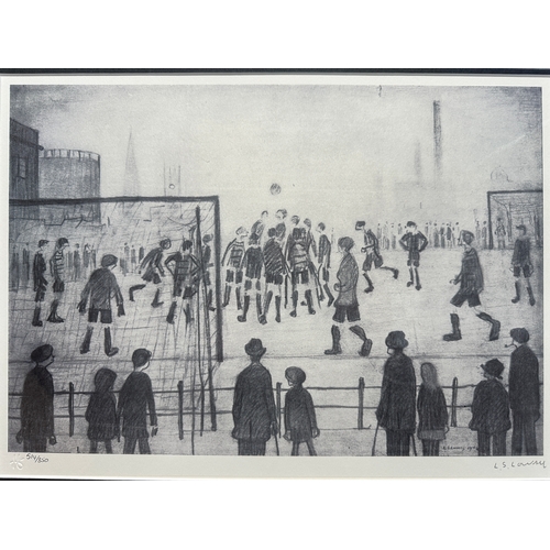 240 - Laurence Stephen Lowry (L. S. Lowry) RBA RA (1 November 1887 – 23 February 1976) - The Football Matc... 