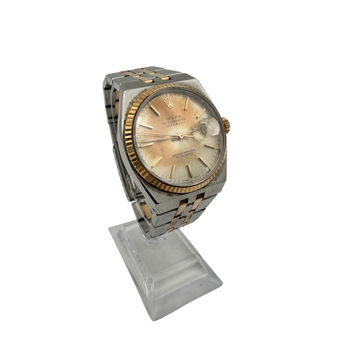 17 - Rolex Oyster Datejust 17013 1990 with BiColour Steel & Gold Strap, Box & Documents. 5035 Oyserquartz...